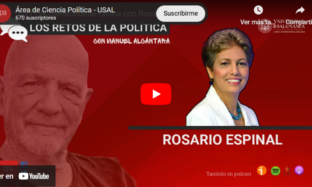 «Los retos de la política», con Manuel Alcántara. Programa 3×21 (Fecha: 27 de junio de 2023)