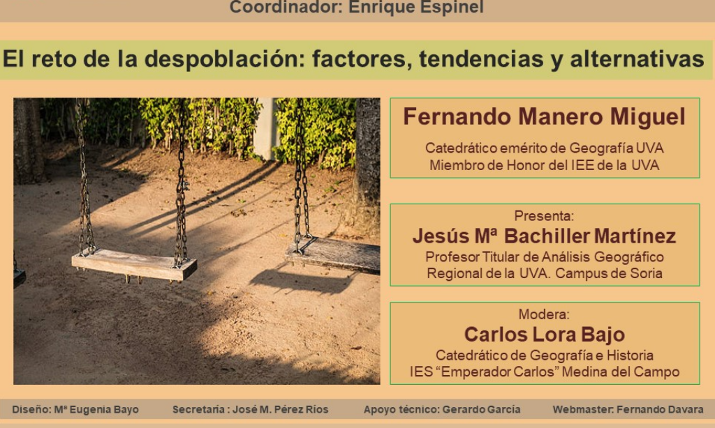 «Tertulia en Barbecho», encuentro semanal coordinado por Enrique Espinel: “El reto de la despoblación: factores, tendencias y alternativas” (Fecha: jueves, 2 de noviembre de 2023 a las 19:30)