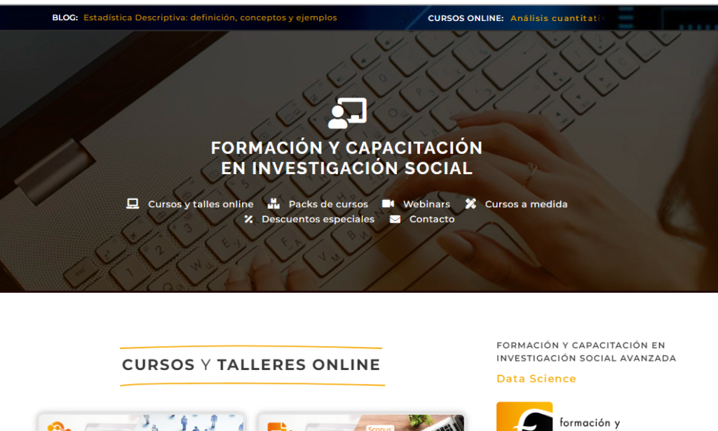 Formación y capacitación en investigación social – Fundación para la investigación social avanzada (IS+D), con descuento para los/as colegiados/as de Copyscyl (Fecha: acceso inmediato una vez realizada la matrícula)