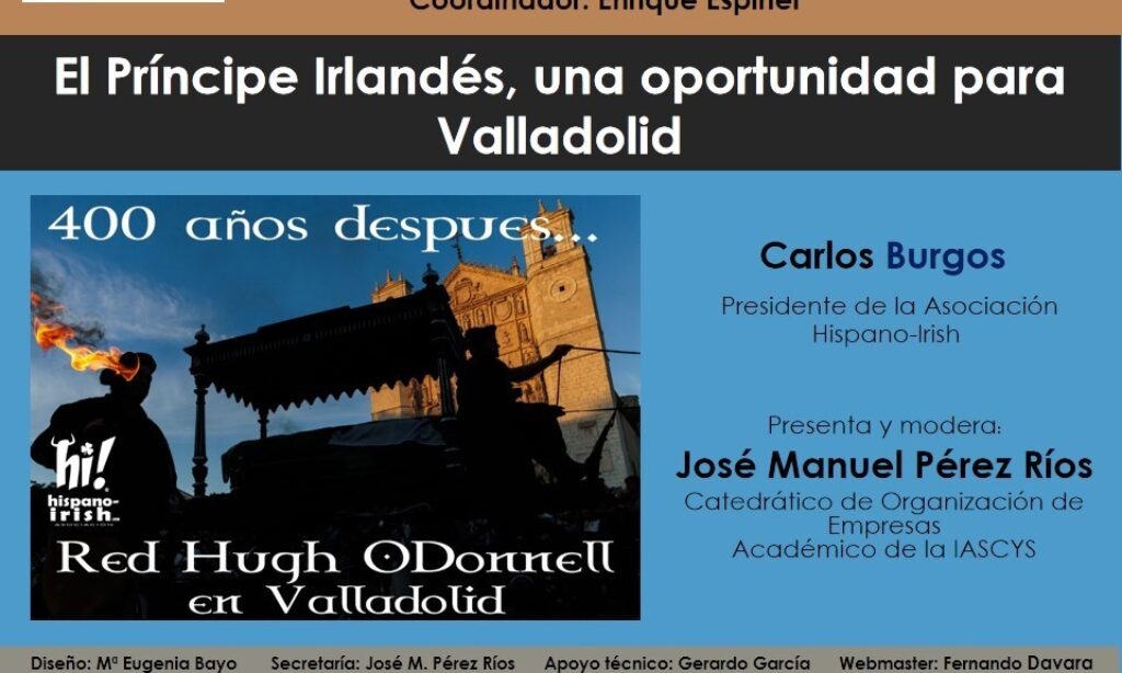 «Tertulia en Barbecho», encuentro semanal coordinado por Enrique Espinel: “El Príncipe Irlandés, una oportunidad para Valladolid” (Fecha: jueves, 22 de febrero de 2024, a las 19:30)