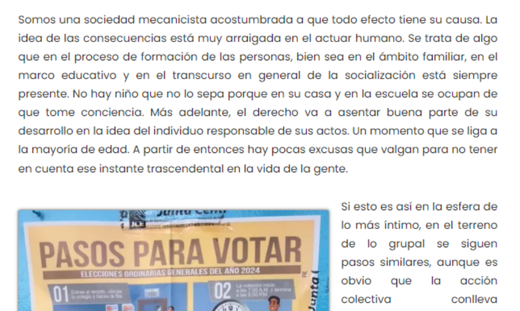 Artículo: “¡Y no pasa nada!”, por nuestro colegiado Manuel Alcántara, publicado en la Esquina Revestida el día 31 de mayo de 2024