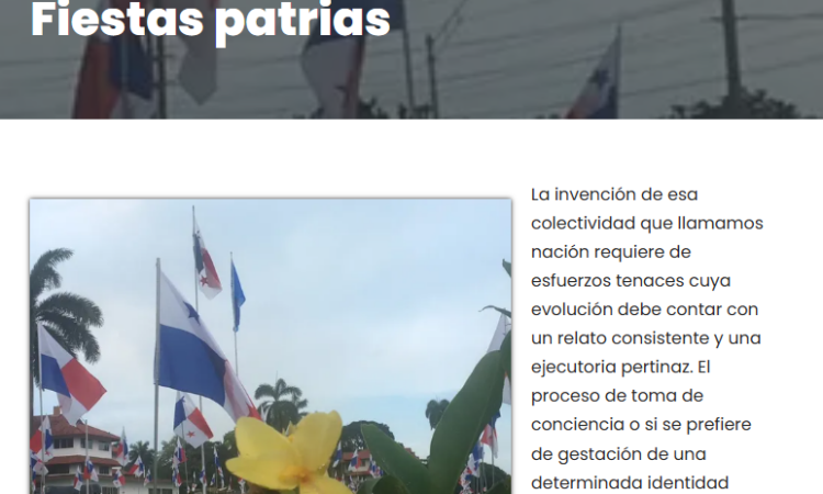 Artículo: «Fiestas patrias» de Manuel Alcántara, publicado en La Esquina Revestida el 8 de noviembre de 2024