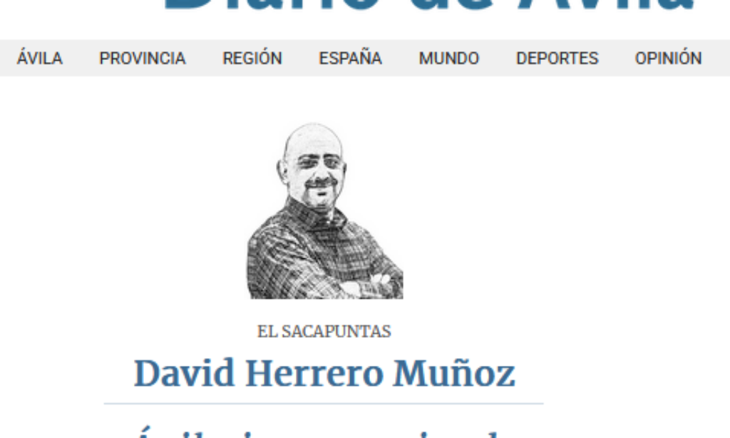 Artículo: “Ávila incomunicada”, escrito por David Herrero Muñoz, colegiado y delegado en Ávila y Segovia, publicado en el Diario de Ávila el pasado 15 de enero de 2025