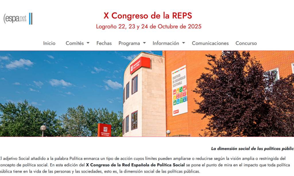 X Congreso de la REPS – Logroño 22, 23 y 24 de Octubre de 2025