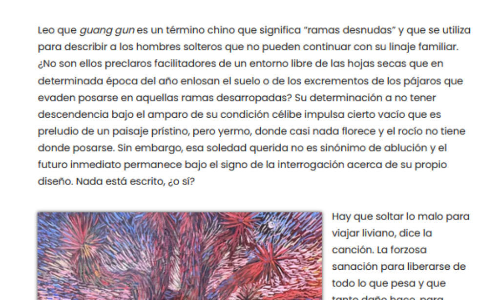 Artículo: «Limpiar el terreno» de Manuel Alcántara, publicado en La Esquina Revestida el 28 de febrero de 2025