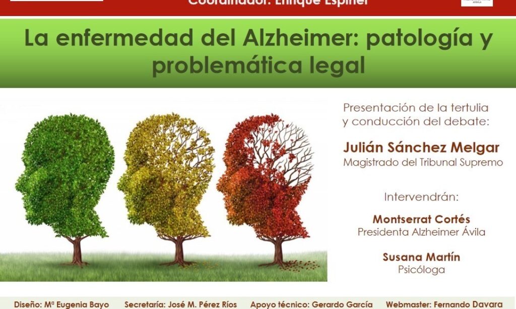 «Tertulia en Barbecho», encuentro semanal coordinado por Enrique Espinel: «La enfermedad del Alzheimer: patología y problemática legal» (Fecha: jueves, 6 de febrero de 2025, a las 19:30)