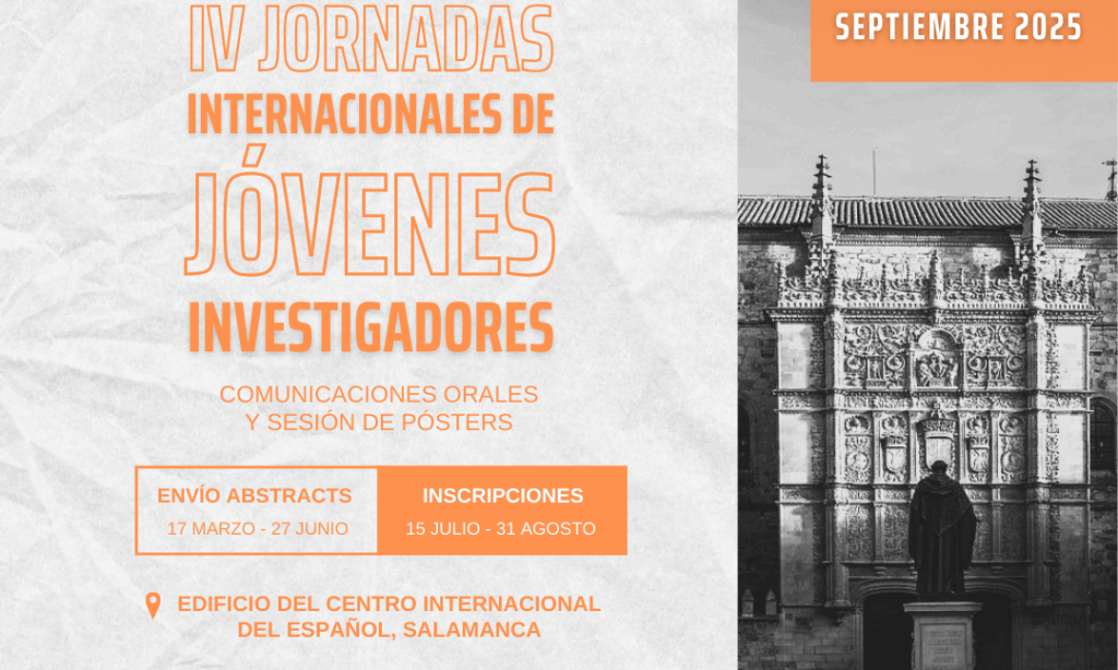 IV Jornadas Internacionales de Jóvenes Investigadores INNOVA 2025 en Salamanca (Fecha: del 24 al 26 de septiembre de 2025)